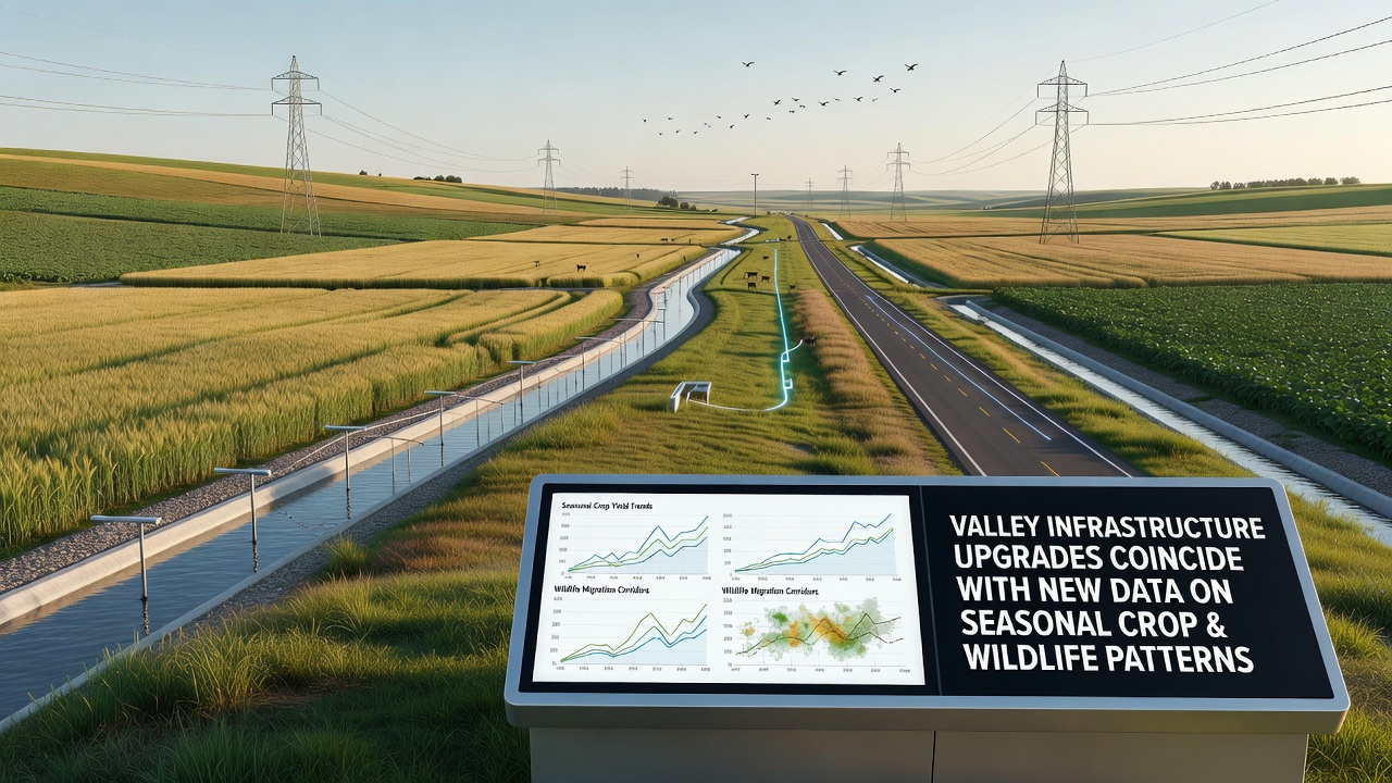 Valley Infrastructure Upgrades Align with Fresh Data on Seasonal Crop and Wildlife Patterns